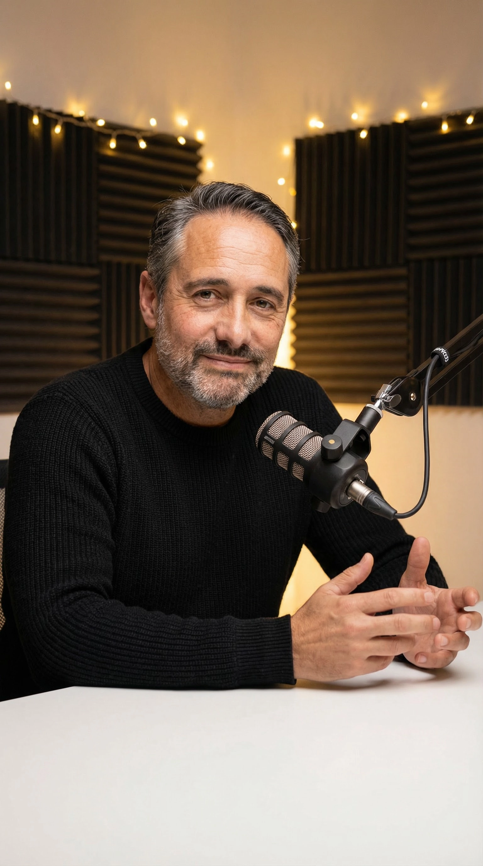 Óscar San Emeterio en su estudio de trabajo